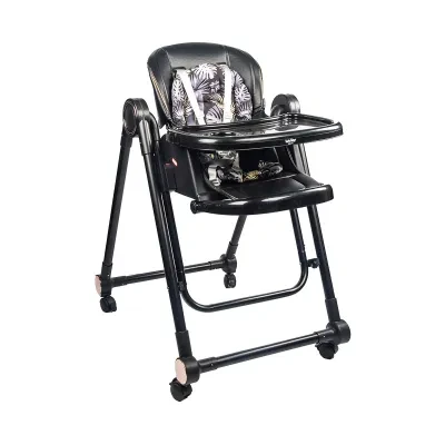 Babythings 2 In 1 High Chair & Swing Black