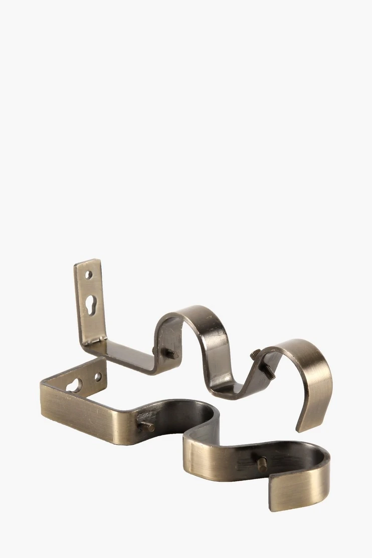 Metal 2 Pack Double Bracket 35mm