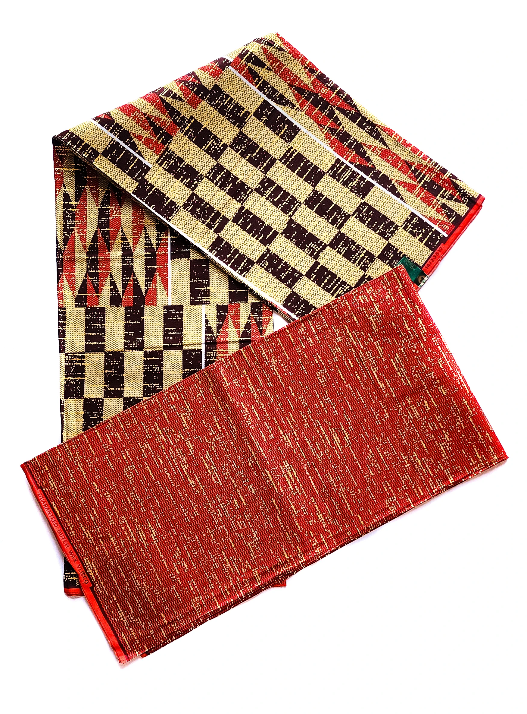 Golden African Print Fabric 14/23517