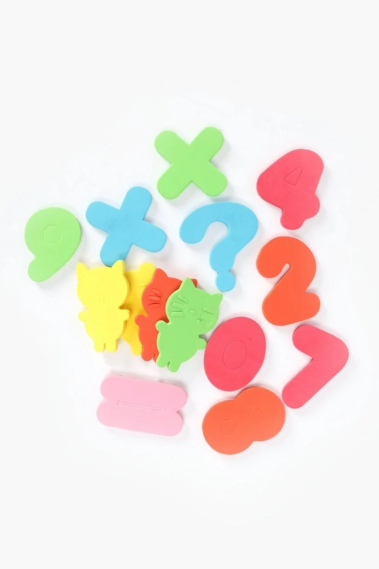 Bath Number Stickers