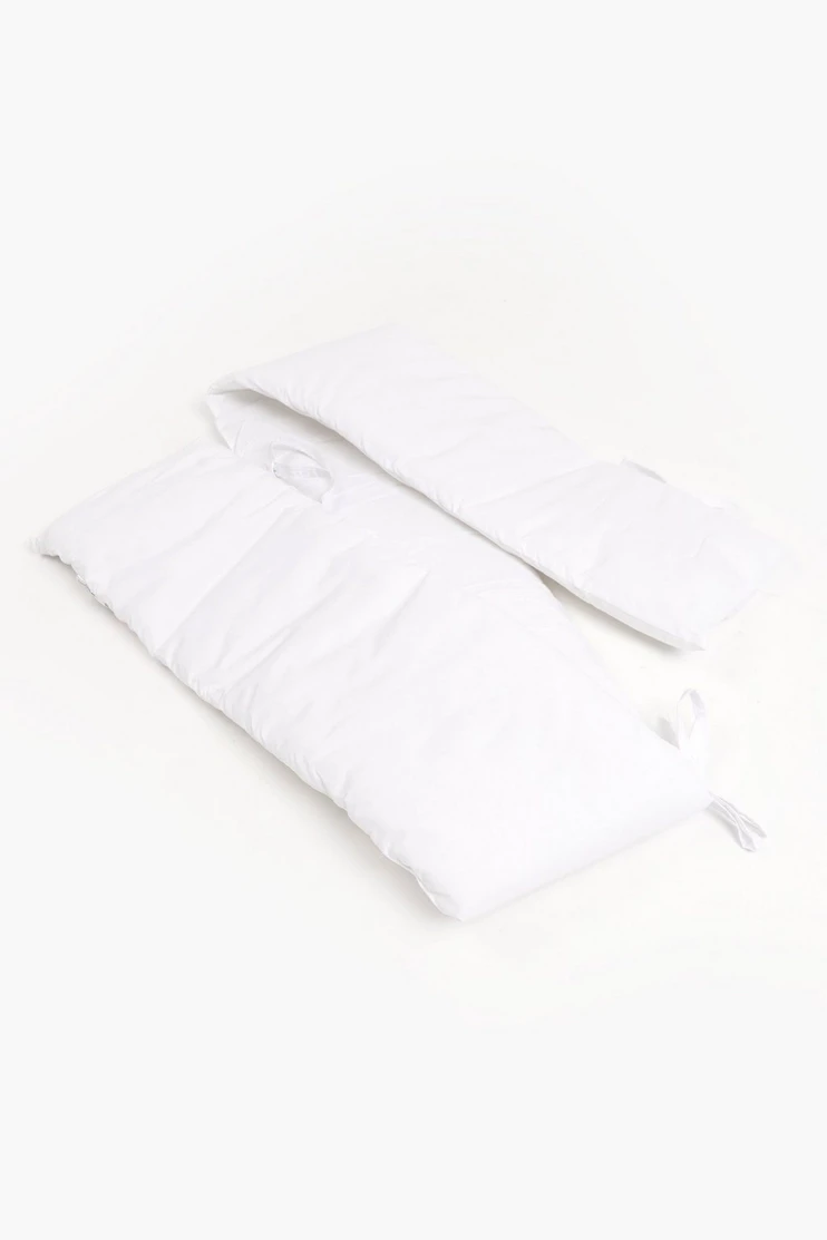 Polycotton Woven Flannel Cot Bumper