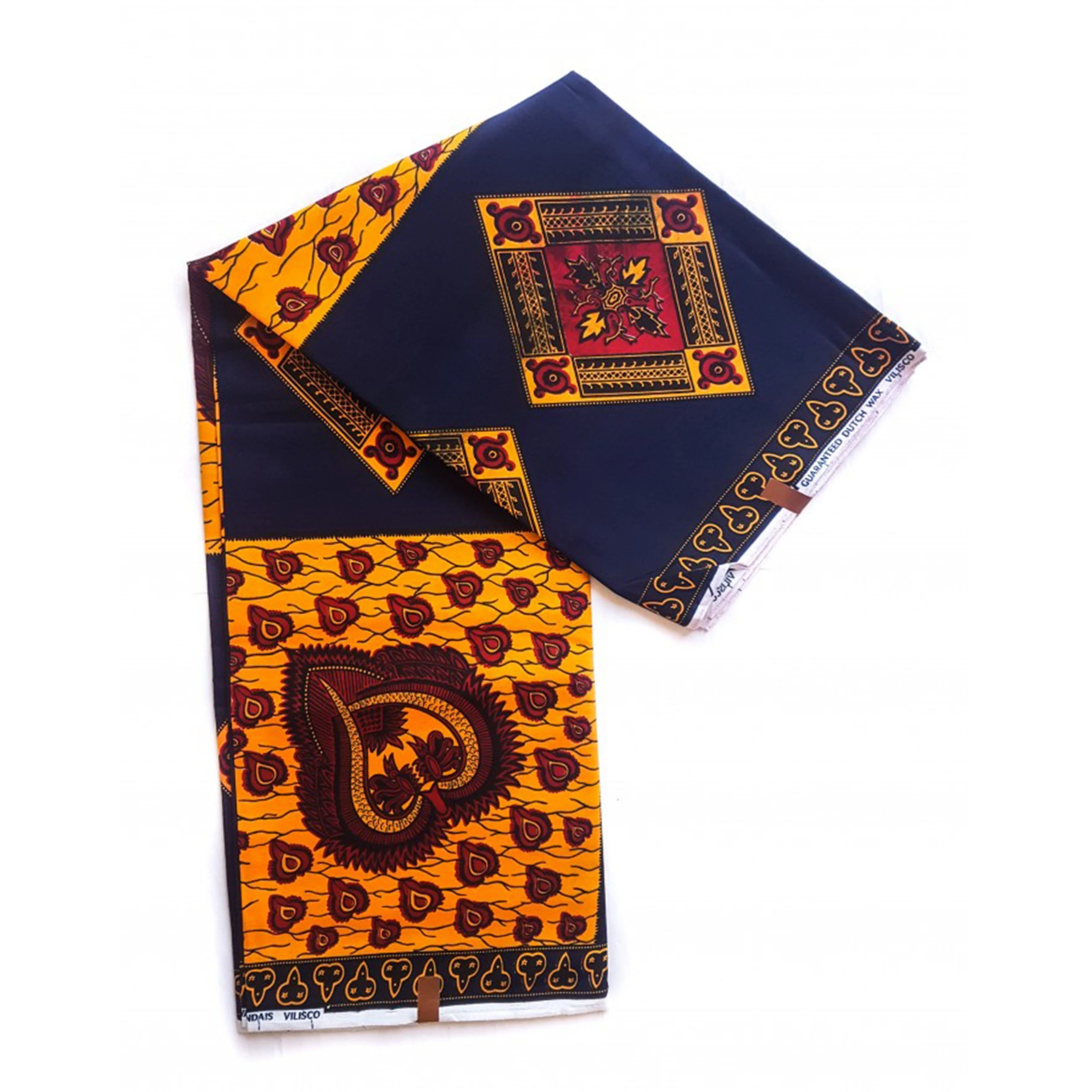 Fiery Heart African Print Fabric