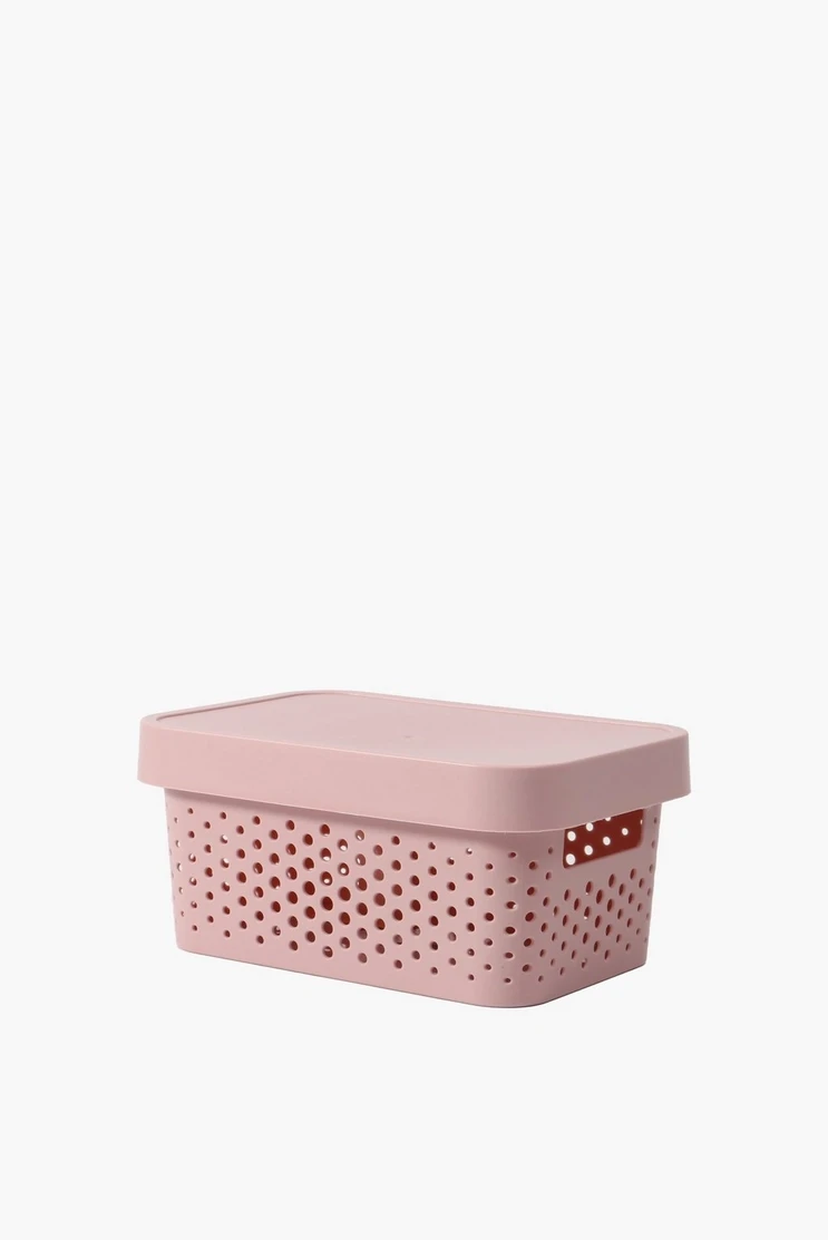 Plastic Dot Basket Small