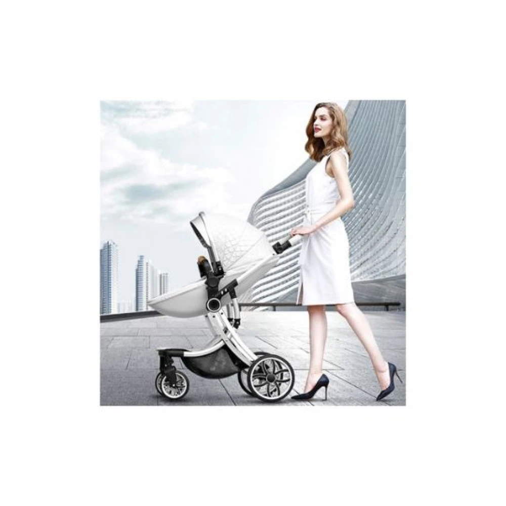 Lubbeez Baby 2 in 1 Egg Pram Stroller