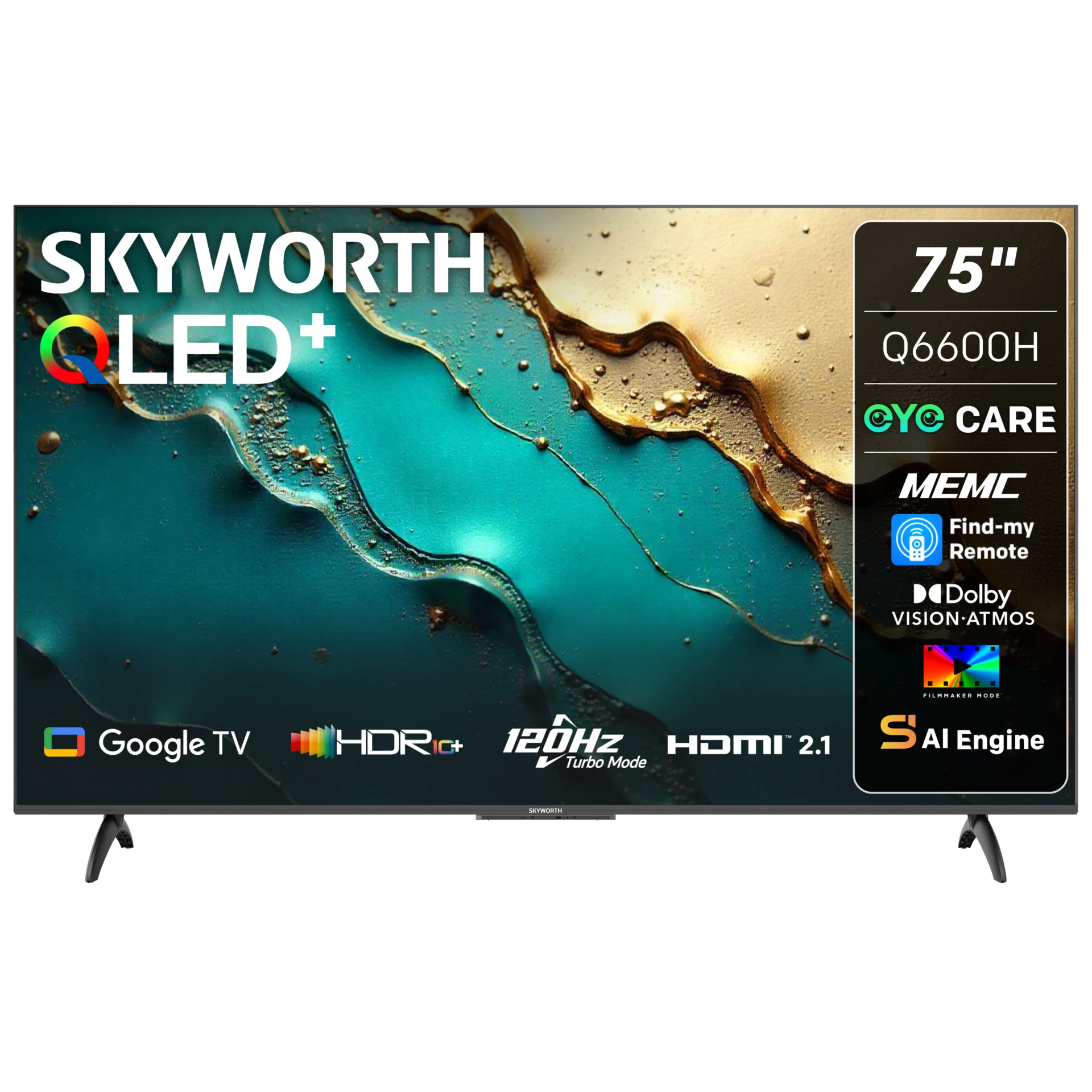 Skyworth 75-inch QLED Google TV