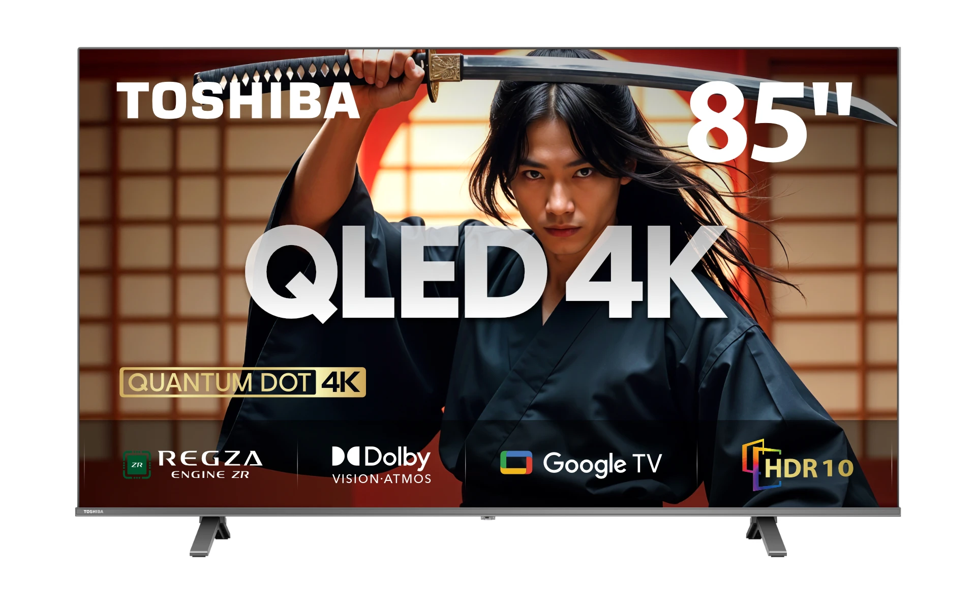 Toshiba 85-inch QLED Google TV-85C450NP