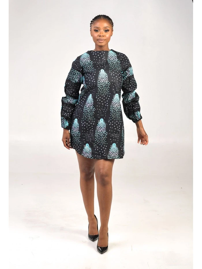 Comet Ball Arm Shift Dress