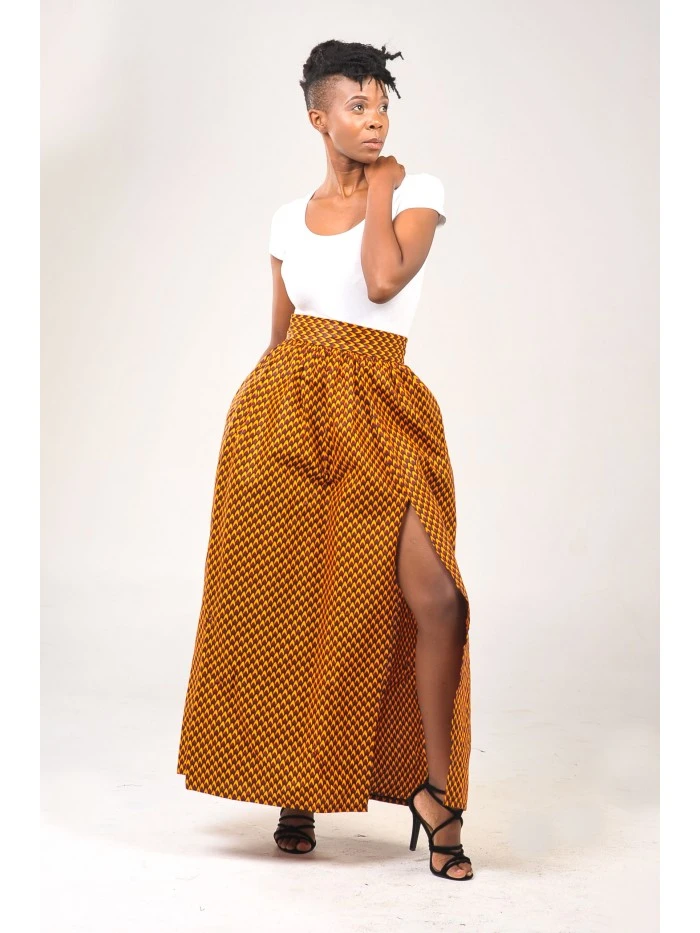 Motsu Gathered Skirt