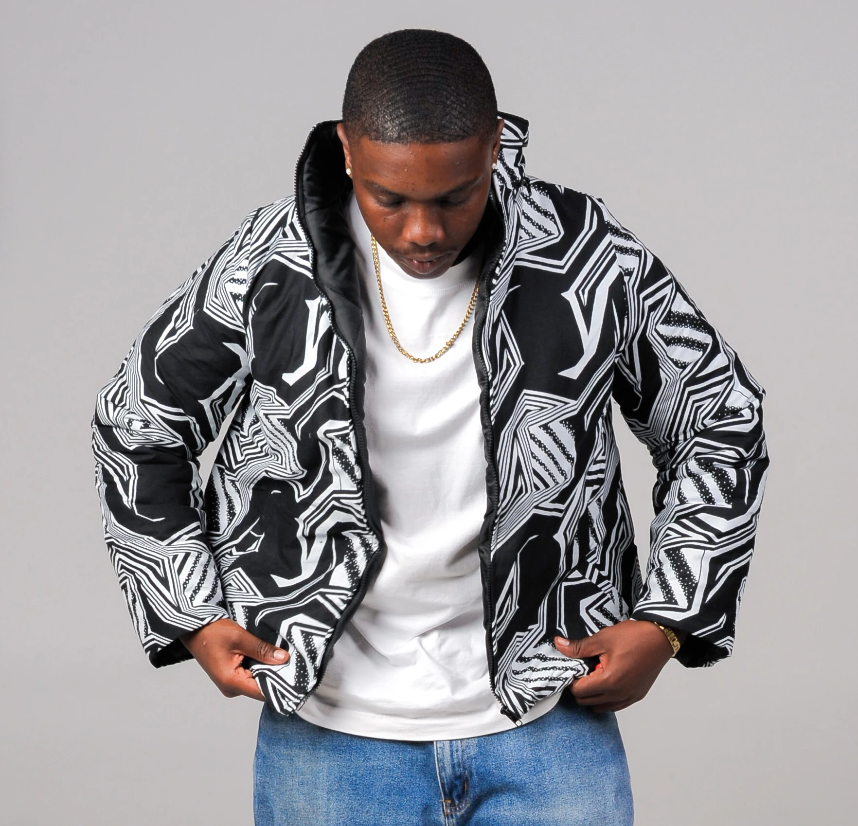 Monohaze Afriprint Winter Parka Jacket- Unisex