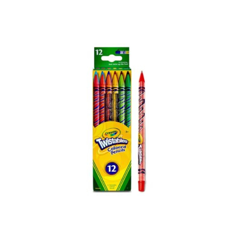 Crayola 12 Erasable Twistable Pencils