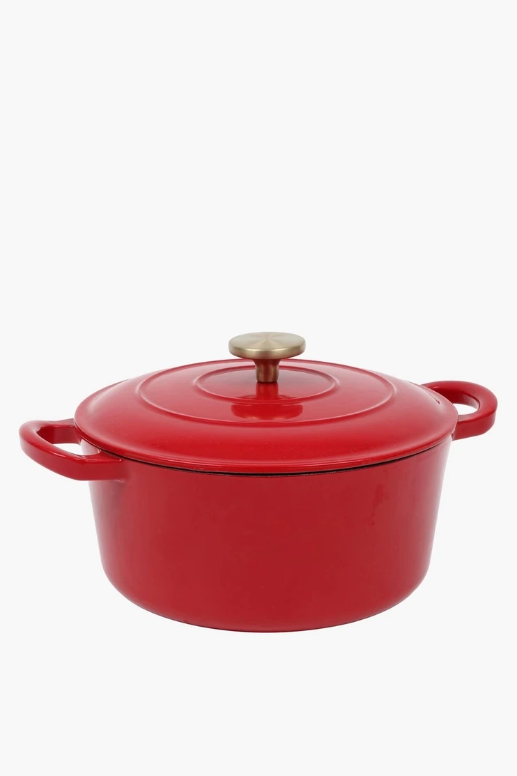 Enamel Round Deep Pot