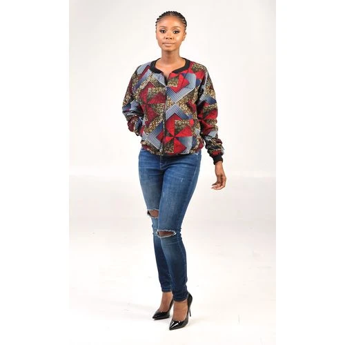 Intersquares Afriprint Bomber