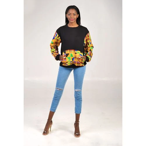 Kente Pocket Sweater