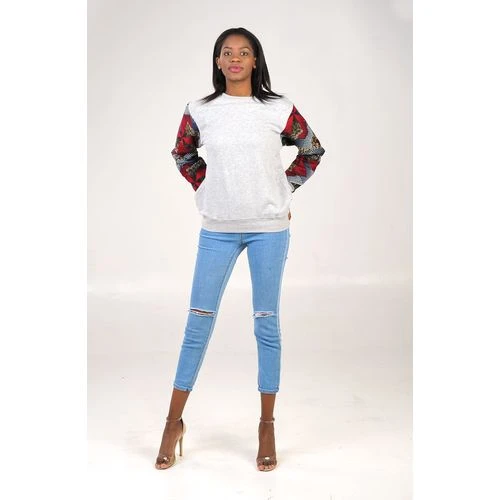 Intersquares Sweater -Grey