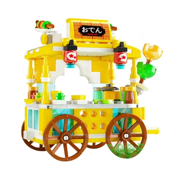 Blocks Mini Food Street Cart