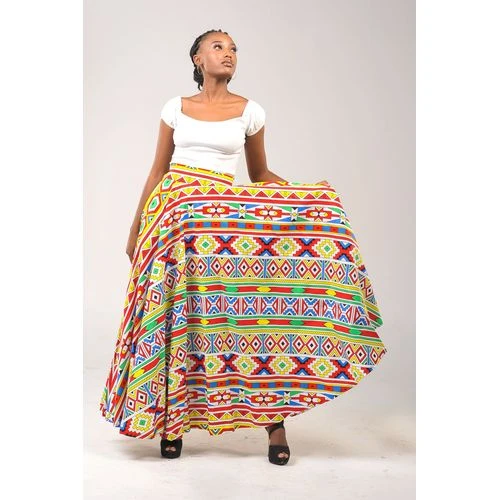 Ndebele Flare Skirt