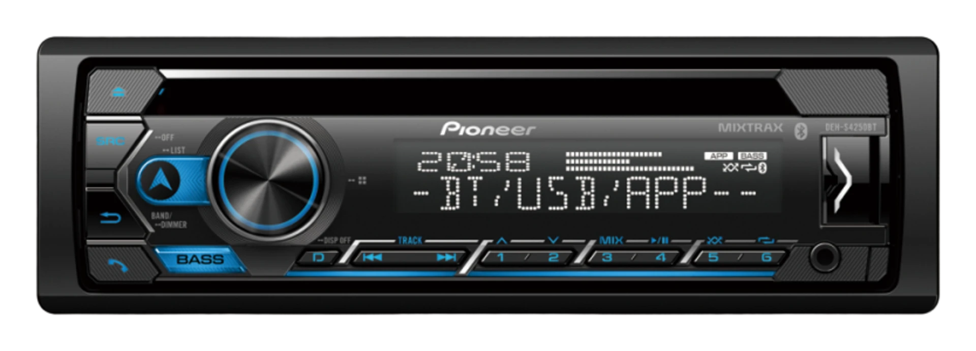 Pioneer Bluetooth Car Radio DEH-S4250BT