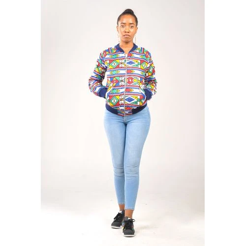 Ndebele Prime Afriprint Bomber