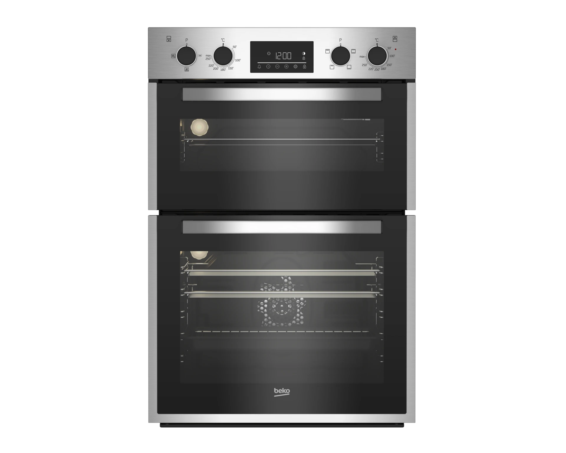 Beko 60cm Double Oven Inox Silver BBDF26300X
