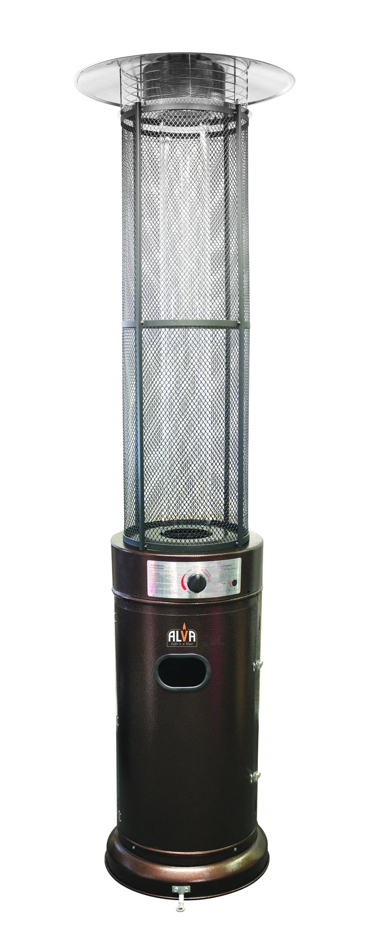 Alva-Circular Medium Glass Patio Heater GHP24