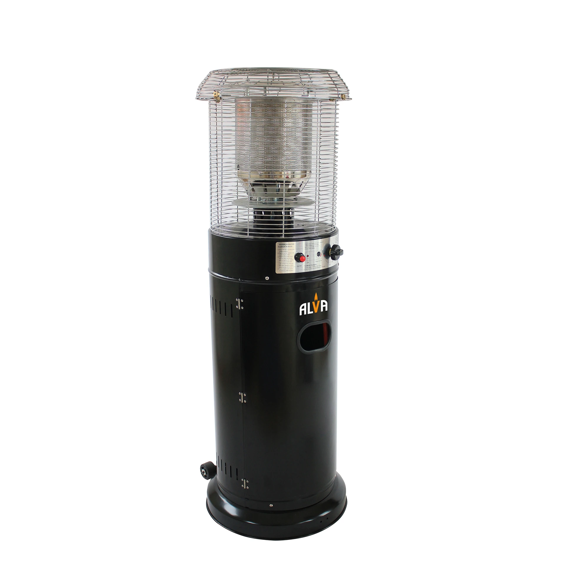 Alva Short Stand Patio Heater GHP32 Black
