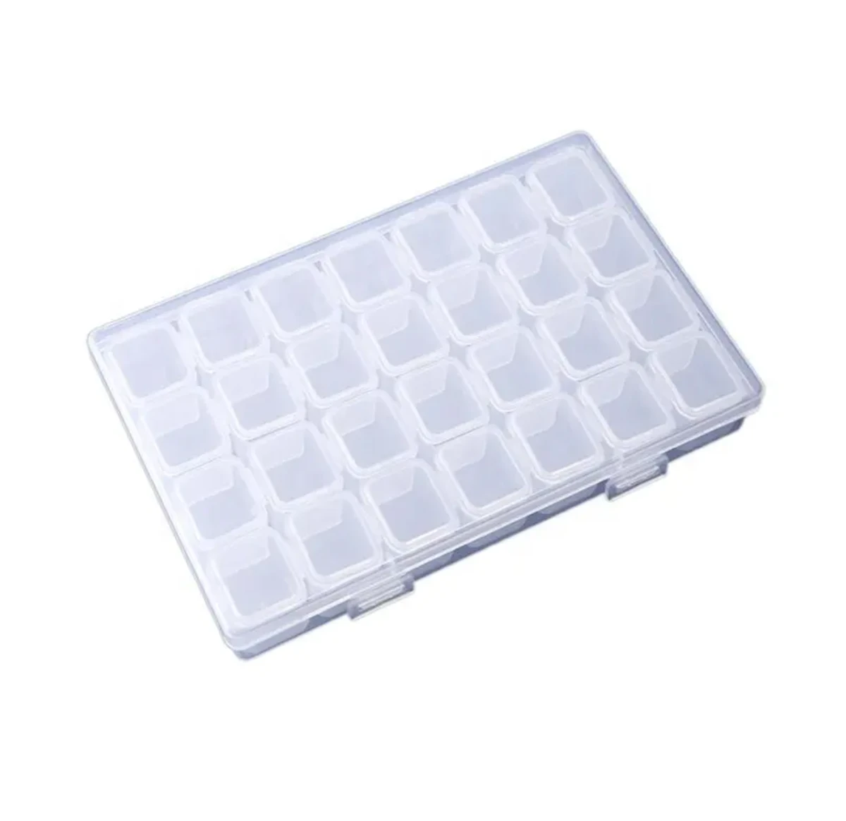 4 Pack 28 Gird Diamond Painting Storage Containers