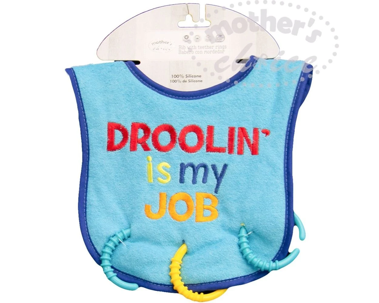 Mother'S Choice Dribble Bib Teethers Boys