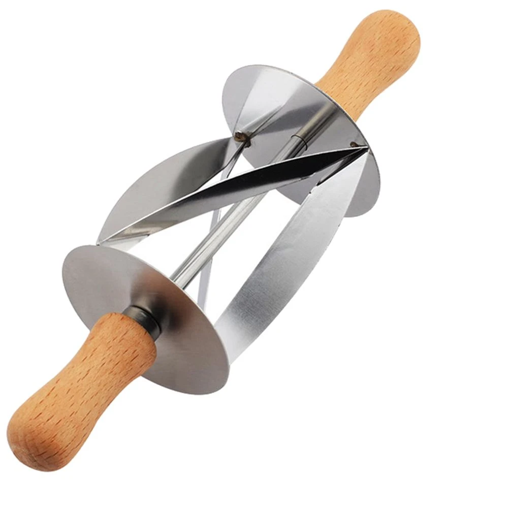 Stainless Steel Rolling Cutter For Making Croissant Bread